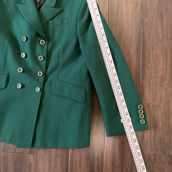 Gucci Made In Italy Mohair Wool Double Breasted Wrap Pleated Skirt Suit 46/44 - Picture 15 of 15